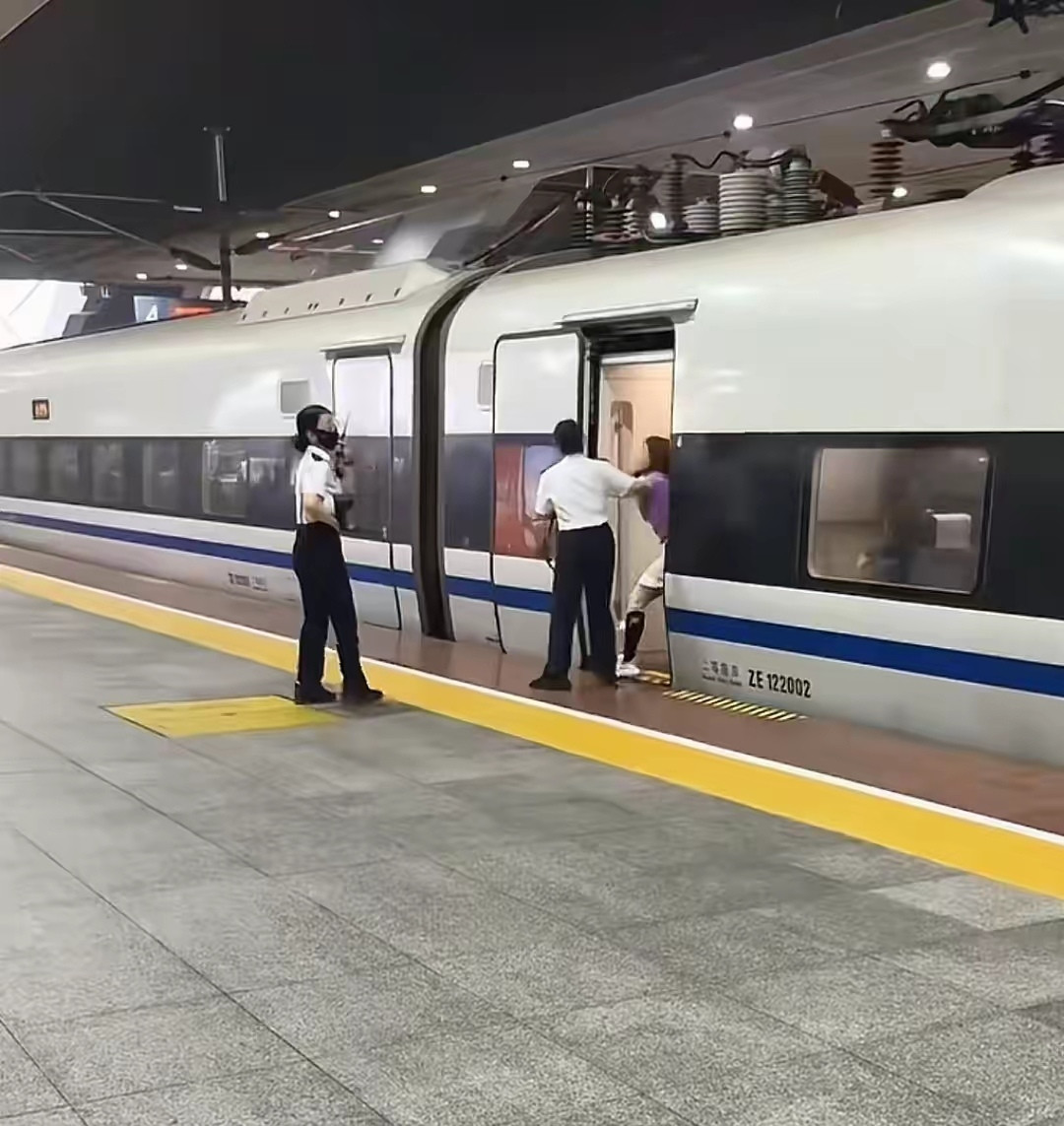 我告诉你为什么那女的一定要拿腿挡住高铁车门不让关，说穿了，就是心痛车票钱！东莞南站到厦门的高铁票价是