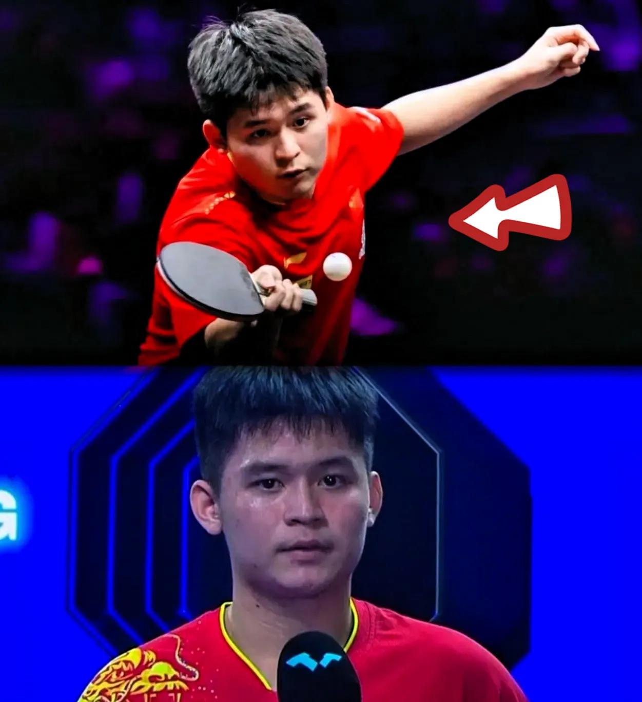 林诗栋3比0赢啦！可这小子脸上居然没个笑模样，接受采访也是简短干脆，跟以前那侃侃
