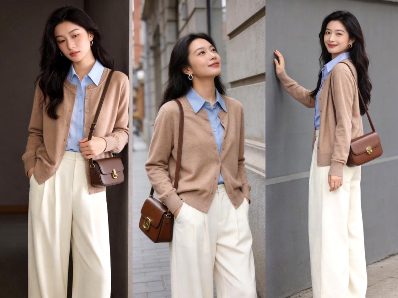 怎样穿搭知性又显身材?个人认为，选择款式简约、颜色基础的服装，搭配时注意扬长避短