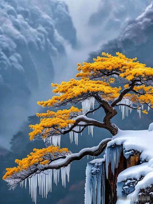 我的创意下联可以是：1、岭边树色含风冷🤛石上泉声带雨秋。2、岭边树色含