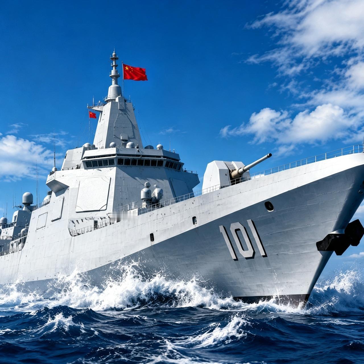 055竟然被击沉了？这究竟是怎么回事？ 近日央视公开的一段演习画面，震动全网