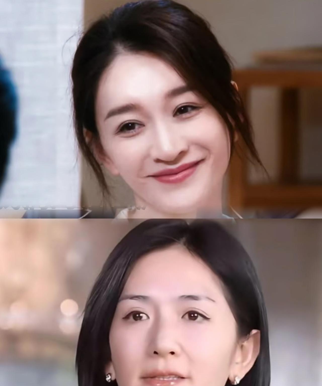 李小冉比谢娜大5岁，看着却像她妹妹，真相扎心。不是因为没生小孩，而是李小