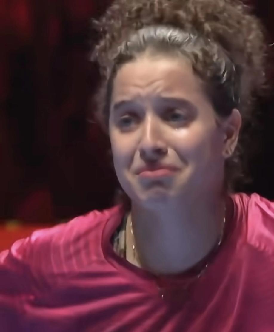 虽然汉娜高达哭了但是她不哭的话孙颖莎的球迷就要哭了，差点就赢了世界第一，就当