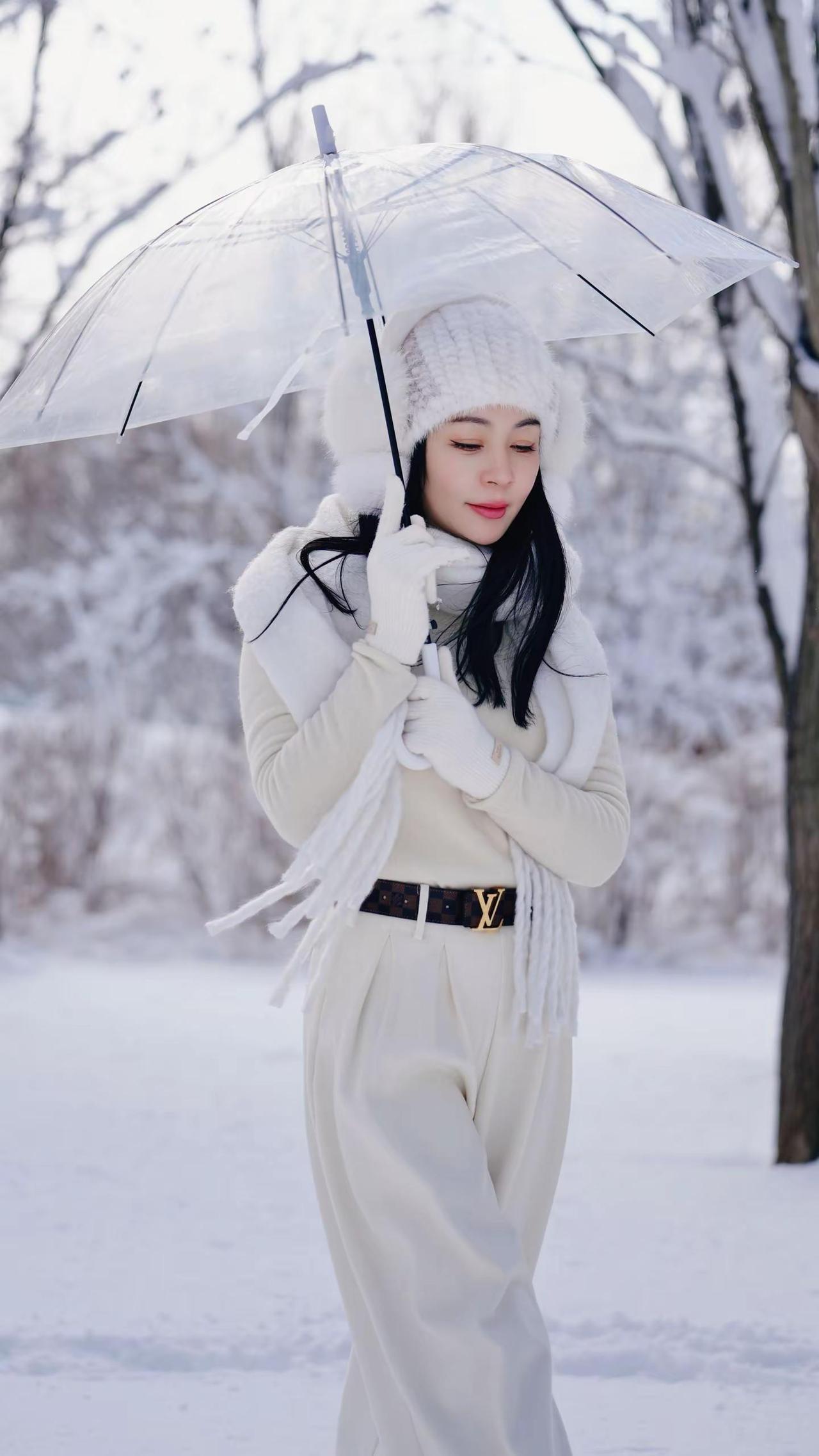 随手拍！雪后人像！