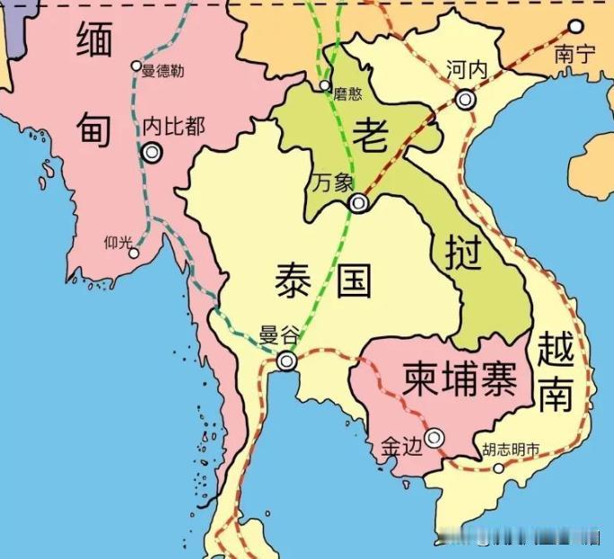 老挝应该是所有邻国中最配合的！老挝跟蒙古一样没有出海口，但老挝人实在，中国随