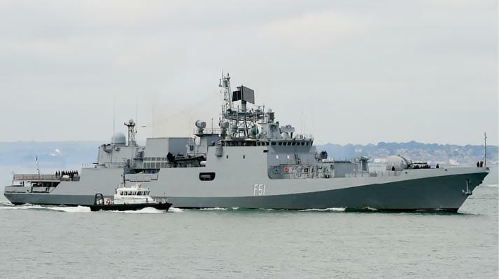 每天认识一件兵器印度“塔尔瓦”级护卫舰“塔尔瓦”级护卫舰是俄罗斯为印度设计建造