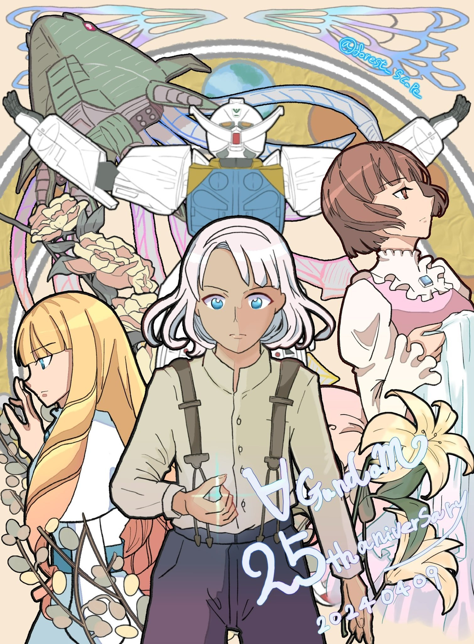 今天是TV动画《∀高达》开播（1999/4/9）27周年高达