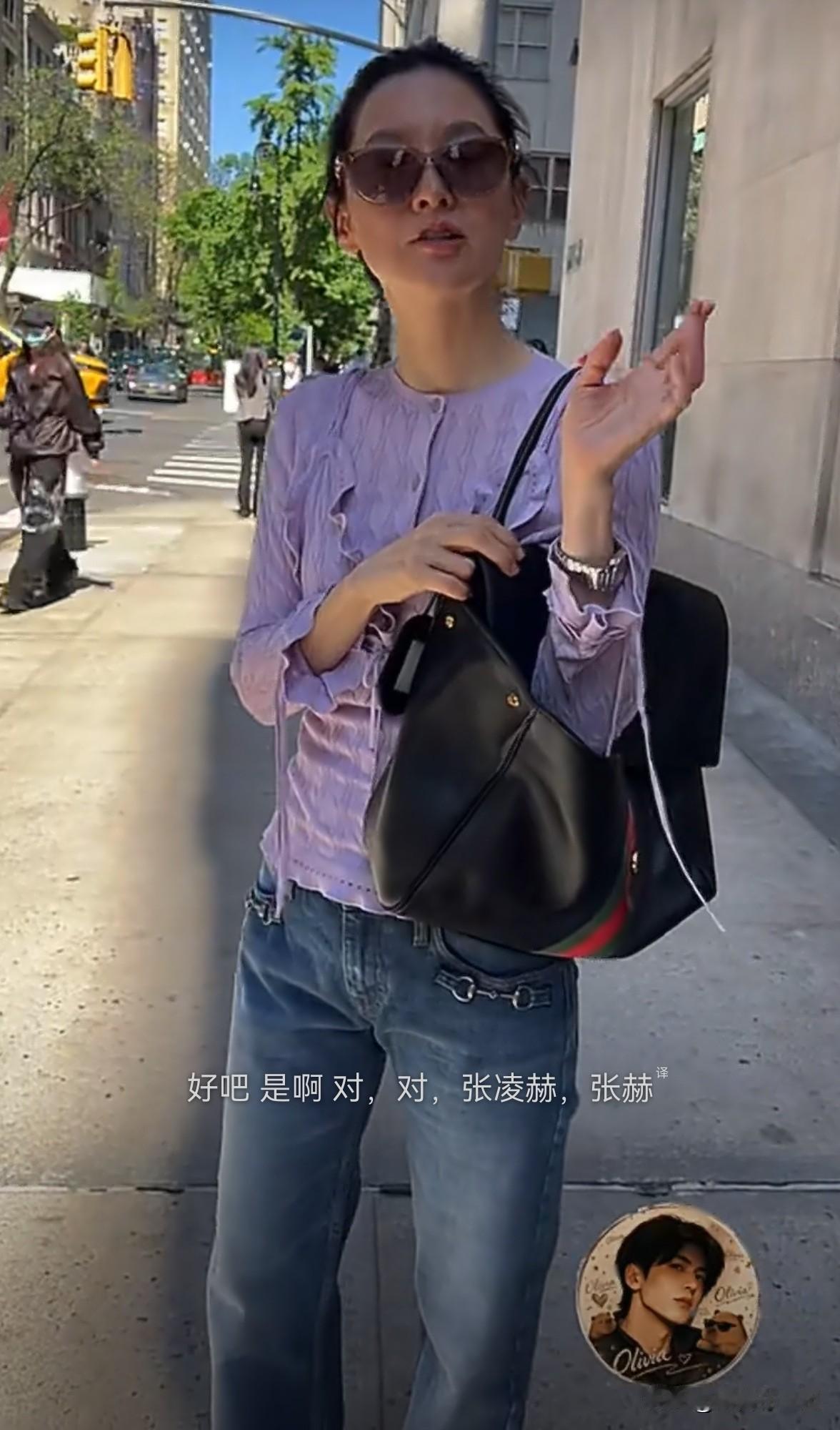 李英爱问粉丝“张凌赫很有名吗？”，张凌赫出席Gucci纽约大秀和李英爱同框，之后