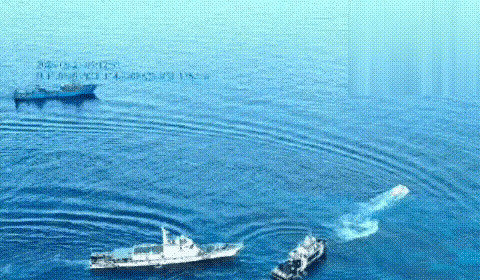 菲律宾中业岛挑衅，我海警不客气---