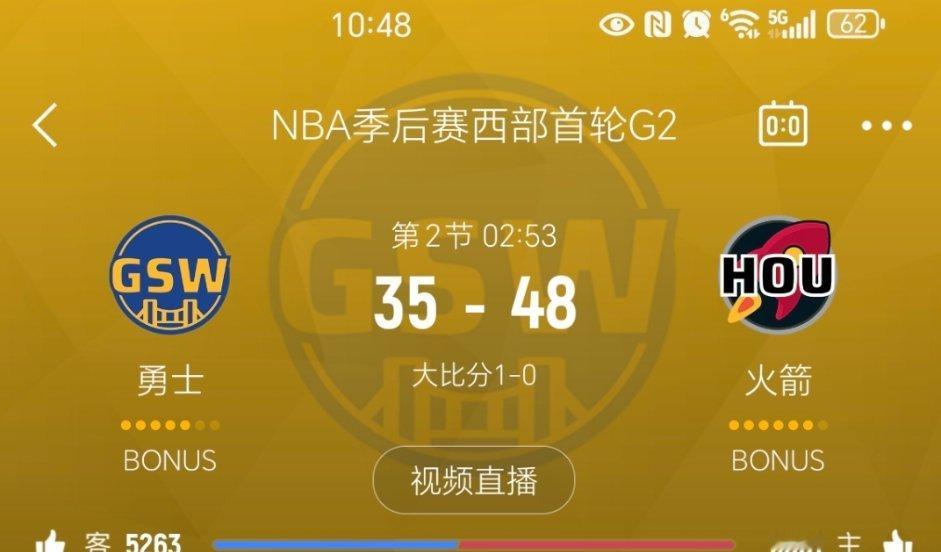 进入暂停，勇士落后13分！勇士vs火箭​​​