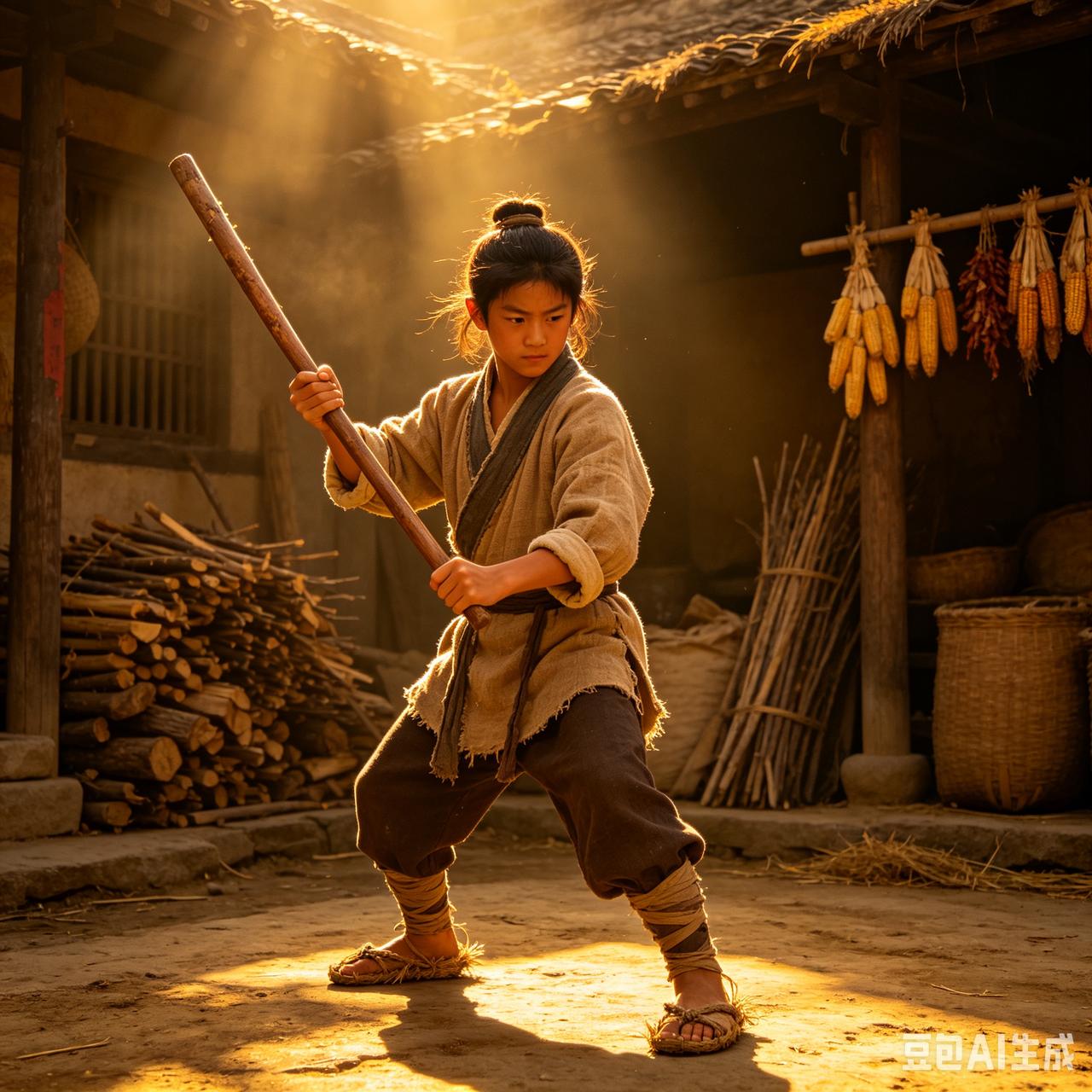 明朝荆门东乡，尚武成风，但穷人家请不起武师，习武几乎是富家子弟的专利。有个穷
