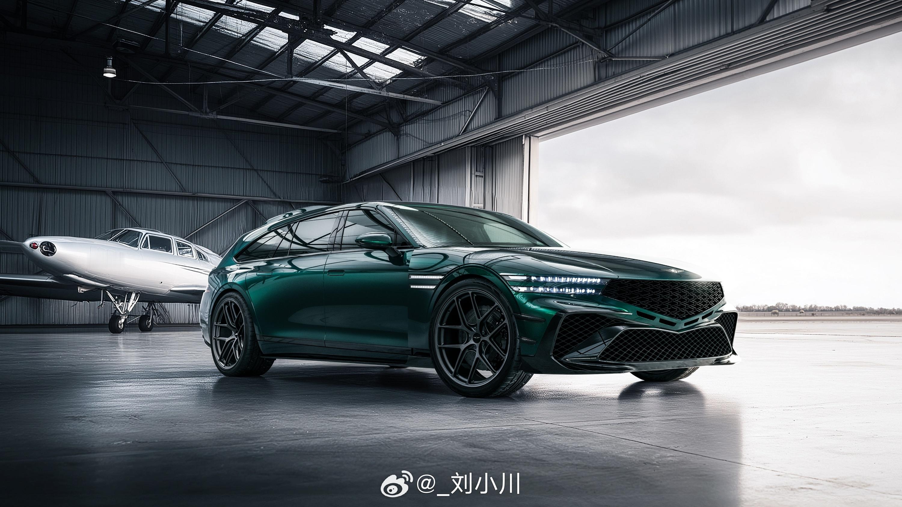 捷尼赛思G90Wingback概念车高清原图这设计全网零差评！再来看一组捷尼