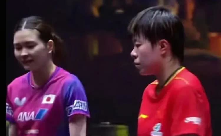 王艺迪二输桥本帆乃香，她不高兴。桥本帆乃香一个瑞典大满贯已经连过两名国乒