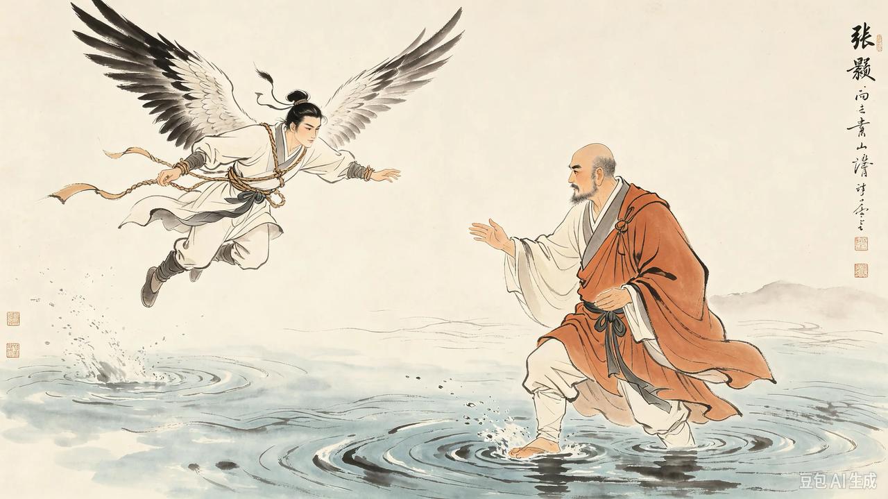 清朝时张灏去真州竹林寺游玩，寺庙隔着一条两丈宽的小河，僧人搭了木板桥供人通行。张