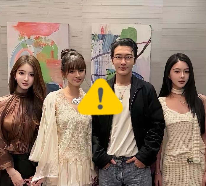 刚和叶珂闹掰，黄晓明又带小22岁美女游新加坡！这审美也太“专一”了。