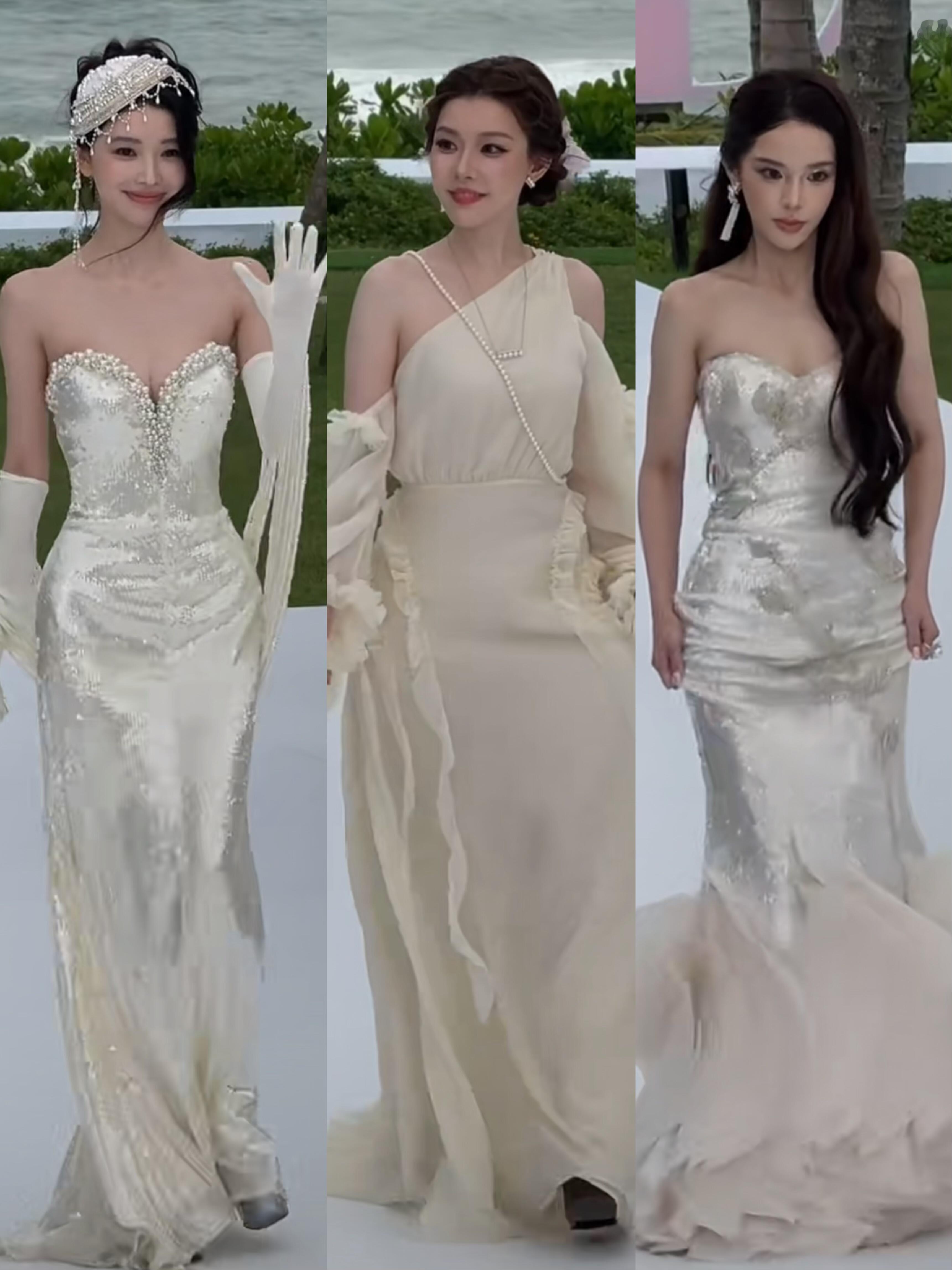 ELLE盛典网红局，易梦玲哥特黑太显眼了ELLE三亚盛典​​​