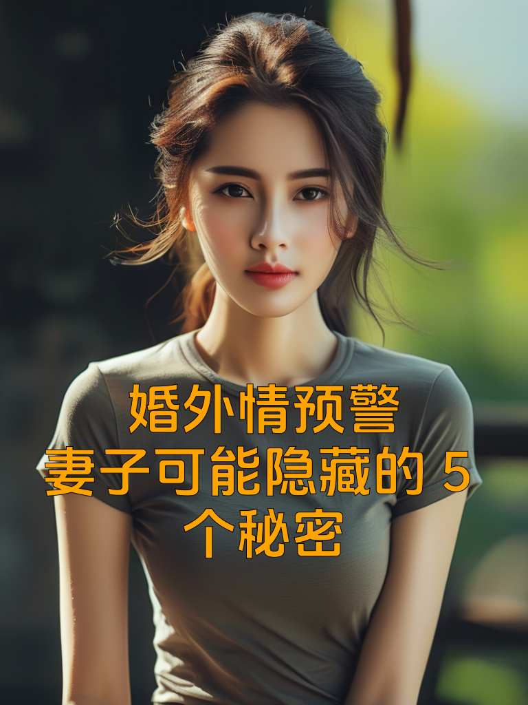 婚外情预警：妻子可能隐藏的5个秘密