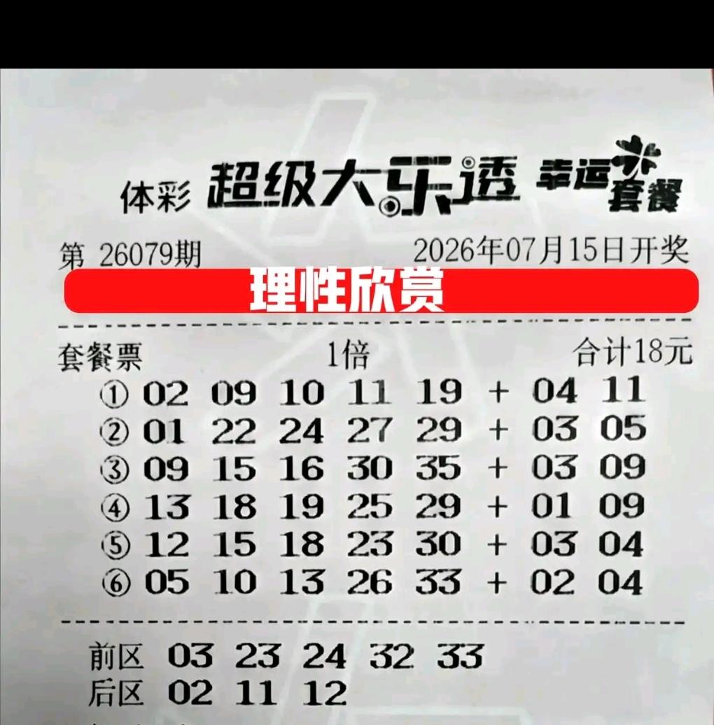 大乐透26079期开奖在即，本期晒票看点满满。4004元大复式采用连号不断区布