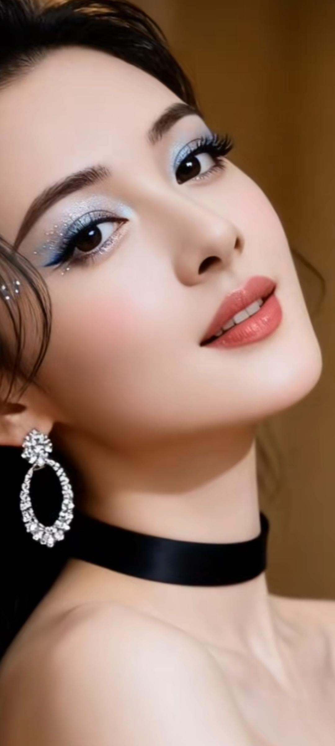 优雅黑天鹅，闪耀珠宝，梦幻眼妆，尽显高贵气质！💎🌟