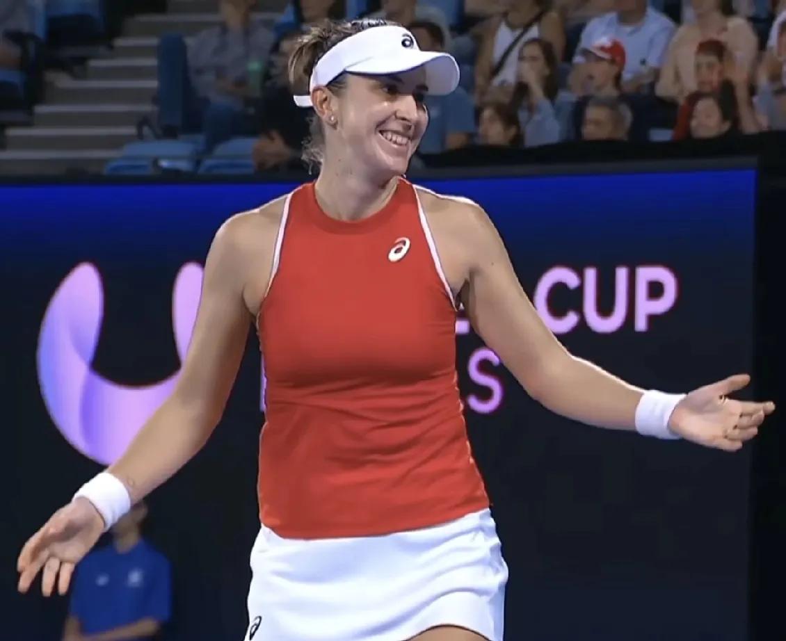 2026世界网球联合杯冠亚军决赛惊爆大冷门！首盘女子单打，世界排名11位选手