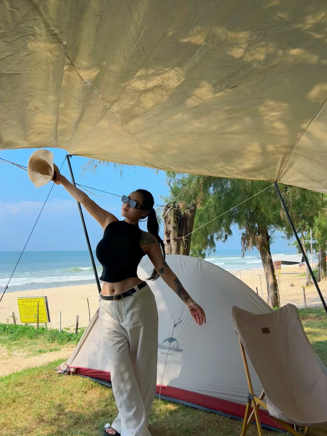 一定要去一次的海边露营🏕️🏝️