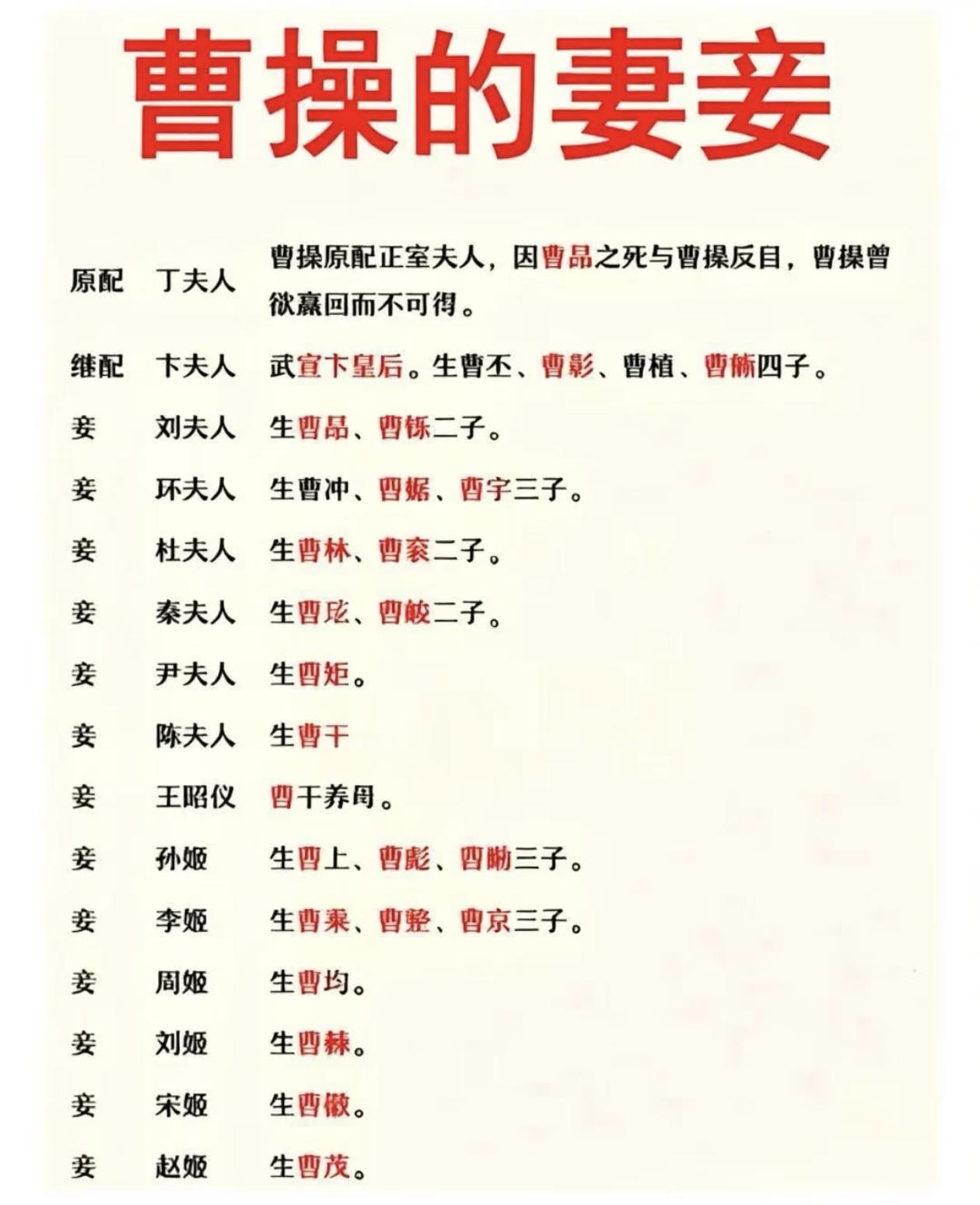 原来我们都低估了曹操！一直以为他只有曹丕、曹植两个儿子，最多再加个曹冲。深挖