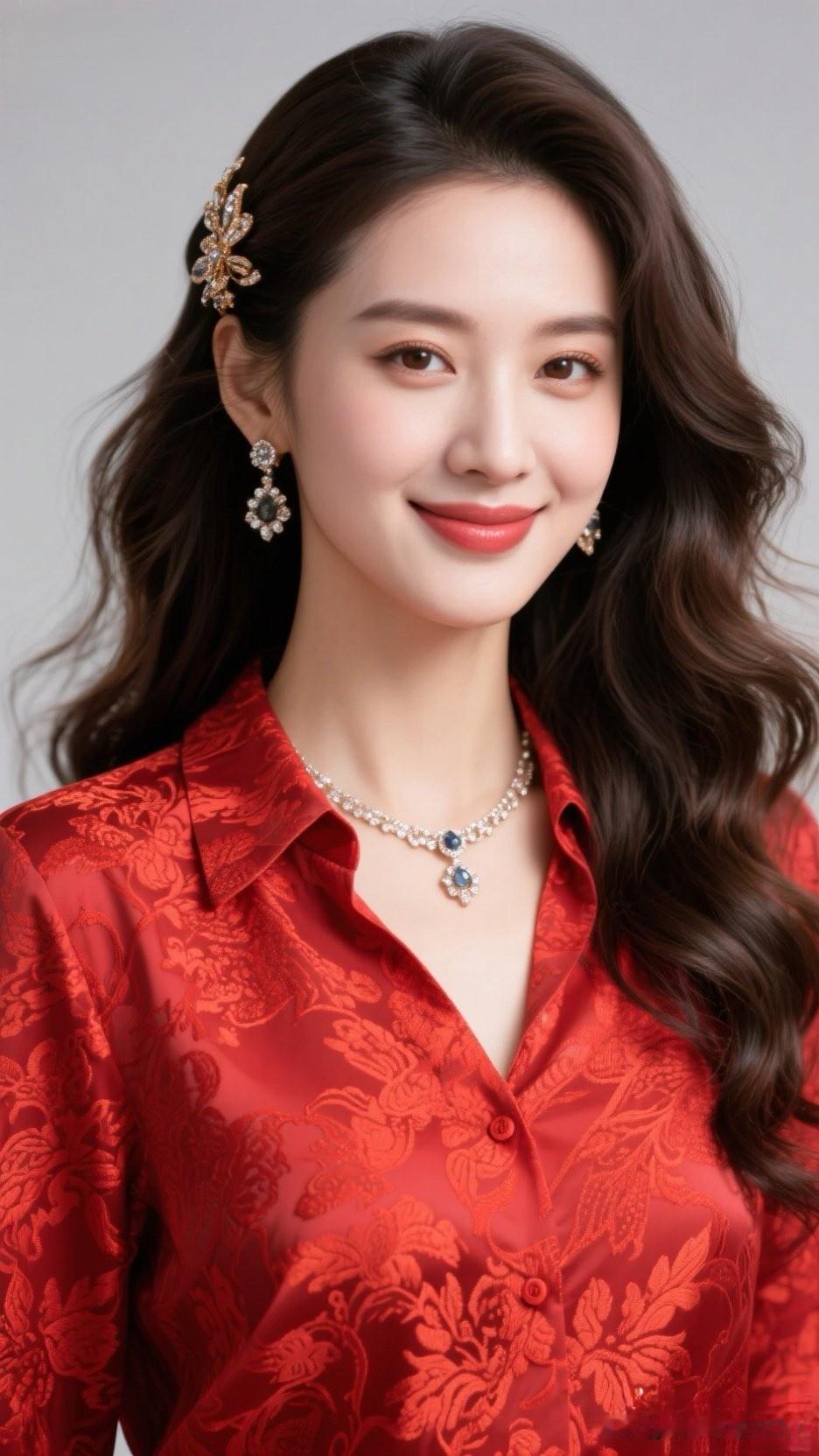 “红衣美人笑，珠光满面娇”，这句诗简直把红衣美人的魅力写到极致了。在古装剧中，红