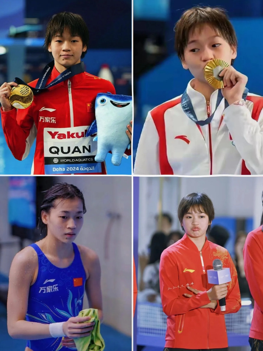惊爆！全红婵跳水打分争议再起波澜！5月3日北京水立方女子10米台决赛，全红婵