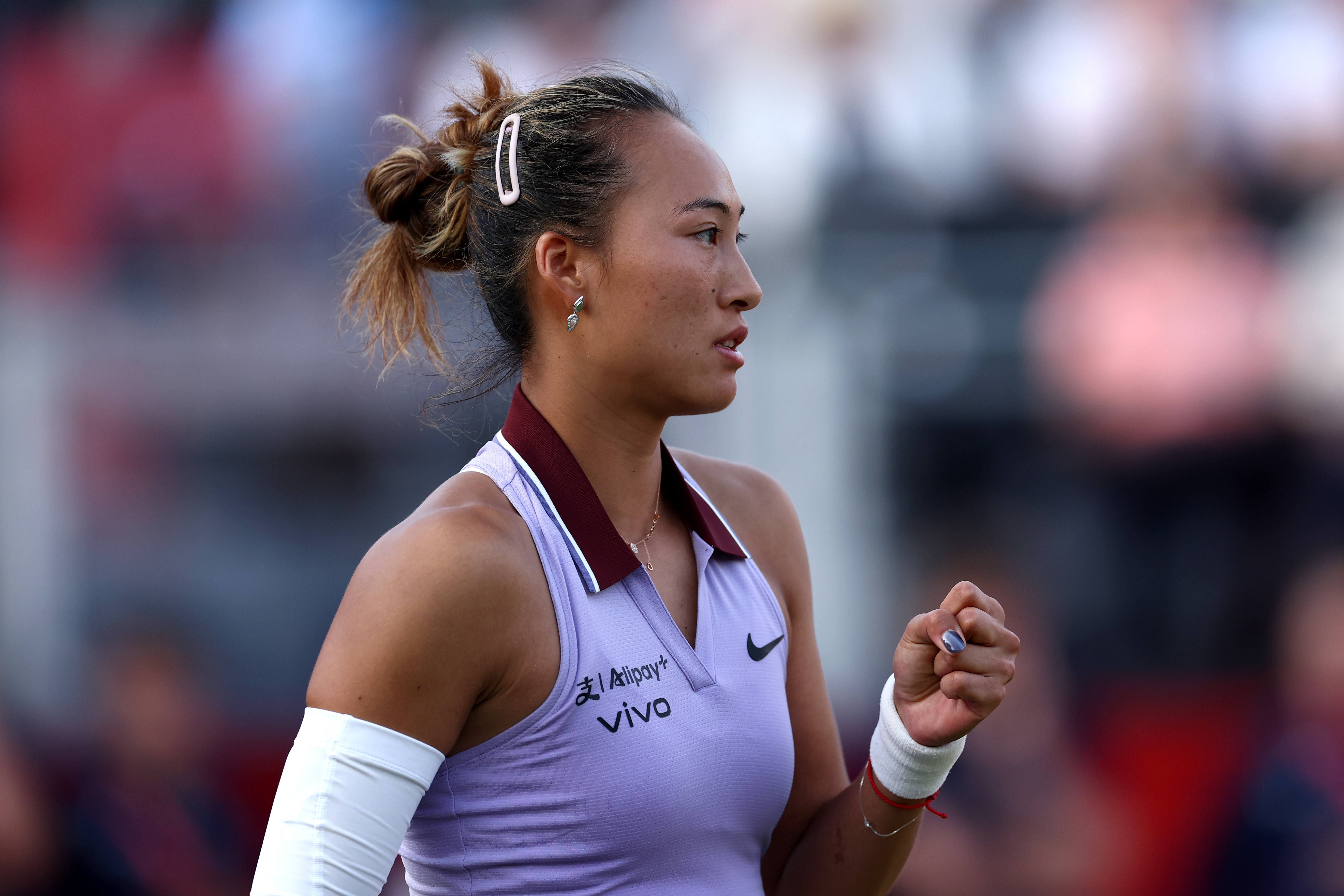 昨日完整赛果👇📍WTA500伦敦站[1]郑钦文6-34-67-5凯斯