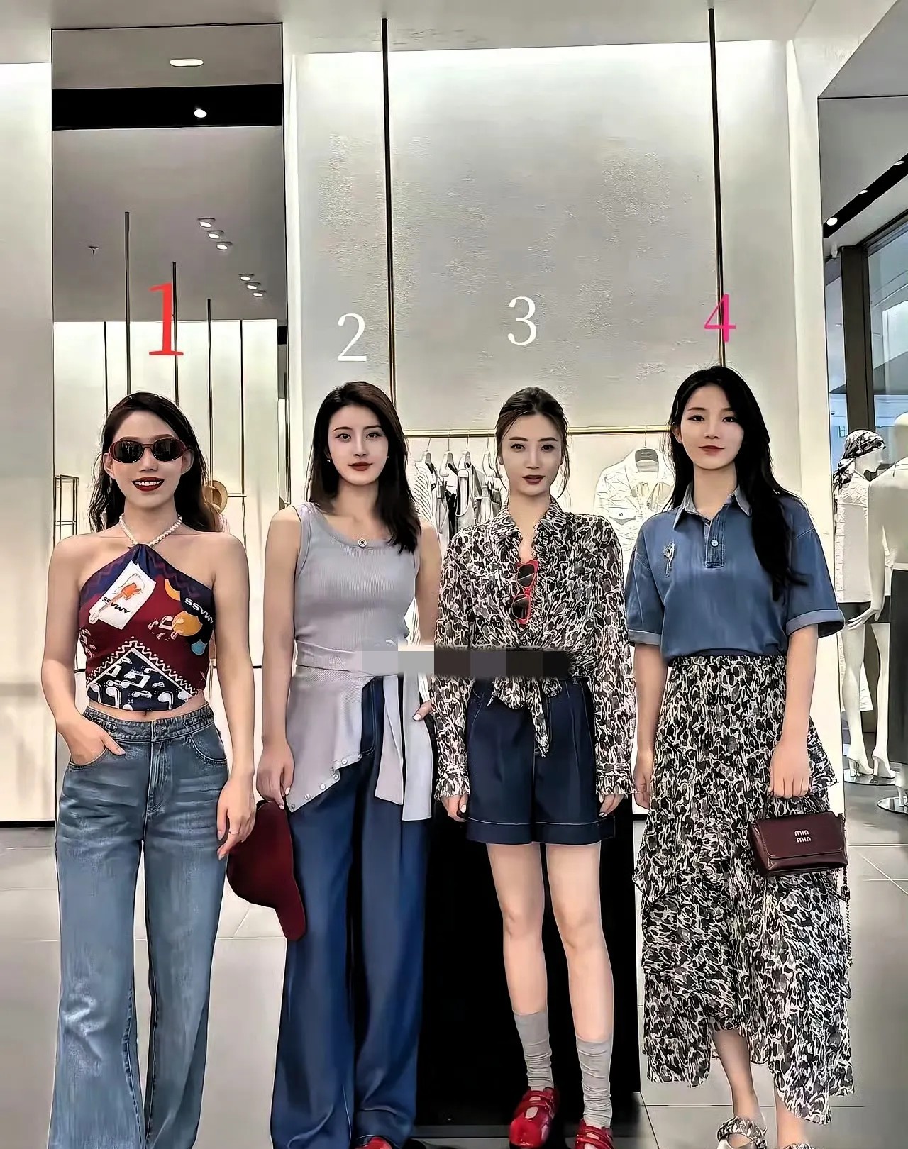 假如这四个女生跟你相亲，你会选哪个？​​​