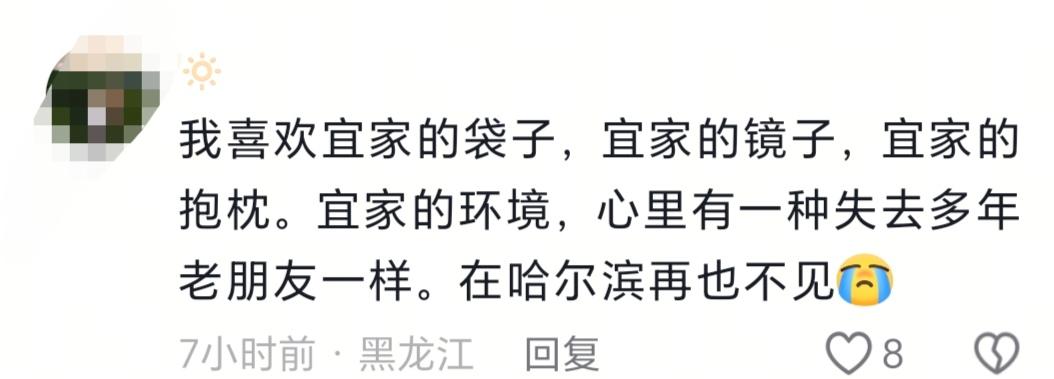看看大家对于哈尔滨宜家的评价，没有一天是差评的，都是对宜家的不舍和惋惜！有网