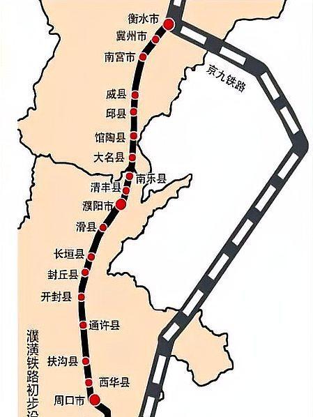 看一下规划中的：开封未来最可能新增的两条“南北向铁路干线”，按“线路—走向—标准