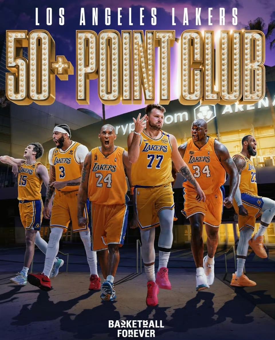 🏀2000年以来湖人单场50+球员及次数统计科比·布莱恩特：25次（湖人历