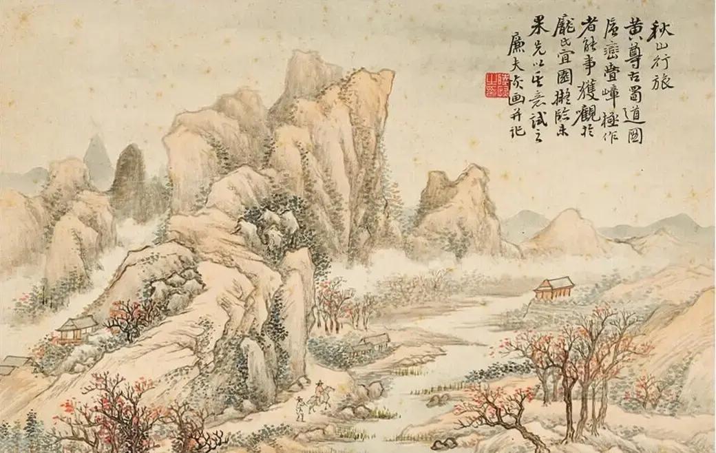 1899年，苏州一带，画家陆恢拿出自己中年巅峰之作《拟古山水册》，这套册页直接向