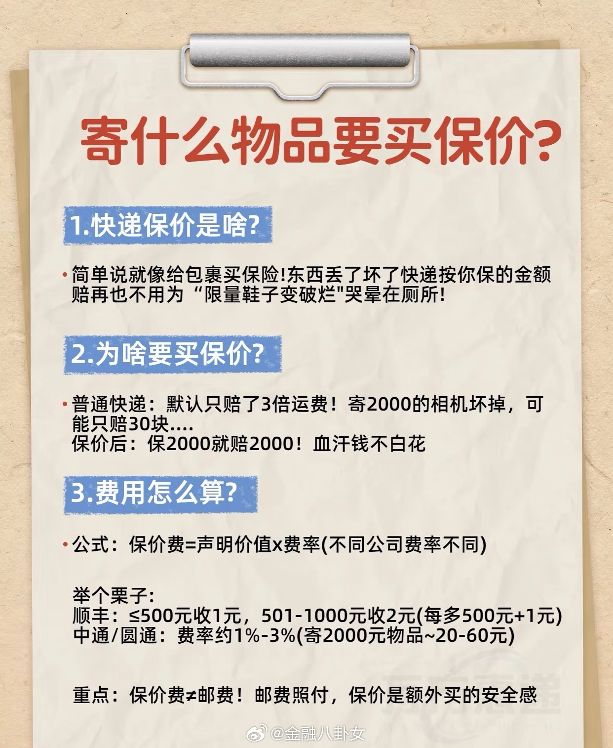快递贵重物品怎样做最保险顺丰条款中，未保价物品通常最高赔9倍运费，贵重物品建议主