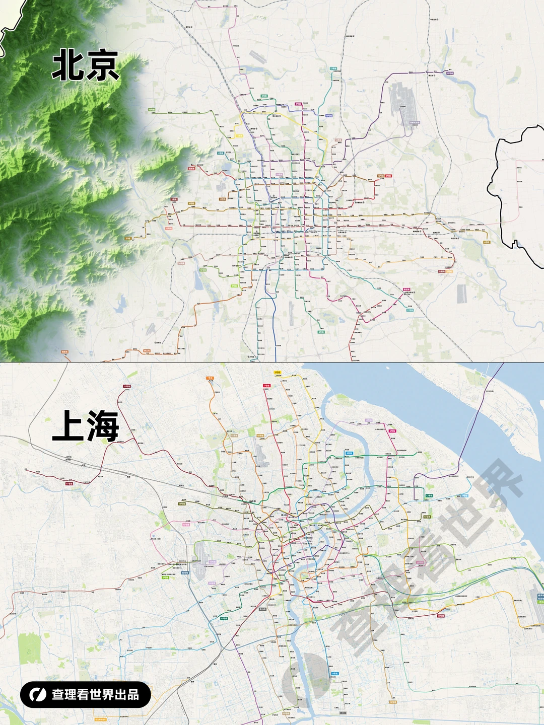 帝都vs魔都：谁才是中国地铁规划的天花板？