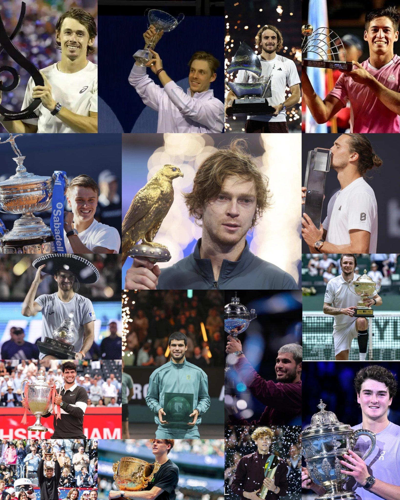 本赛季ATP500赛冠军阿尔卡拉斯-3个辛纳-2个达拉斯-沙波瓦洛夫多