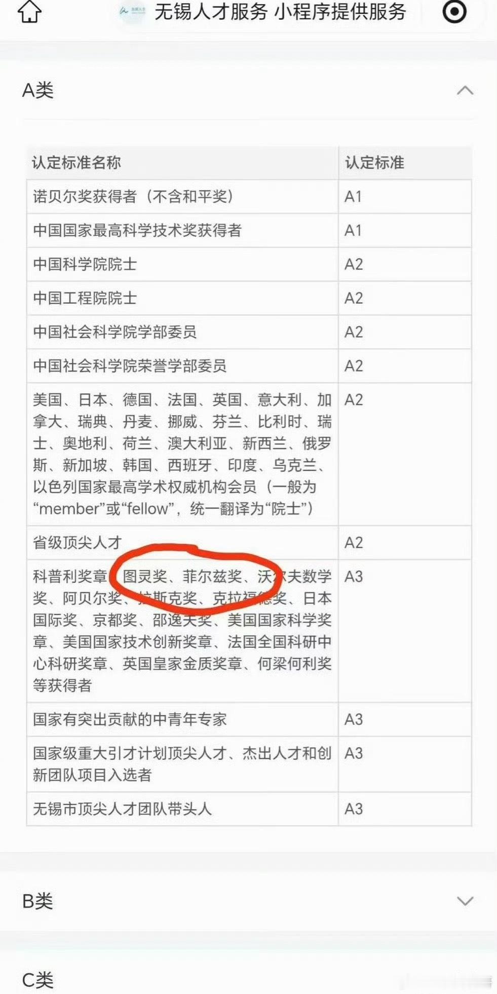 卧槽，无锡人才分类标准火了！