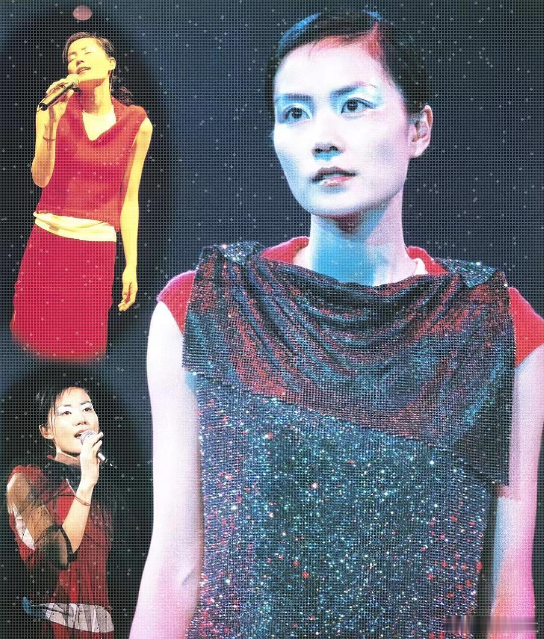 王菲一场唱游大世界演唱会就够别人学一辈子了吧～她的时髦源自骨相，骨架……一出现就