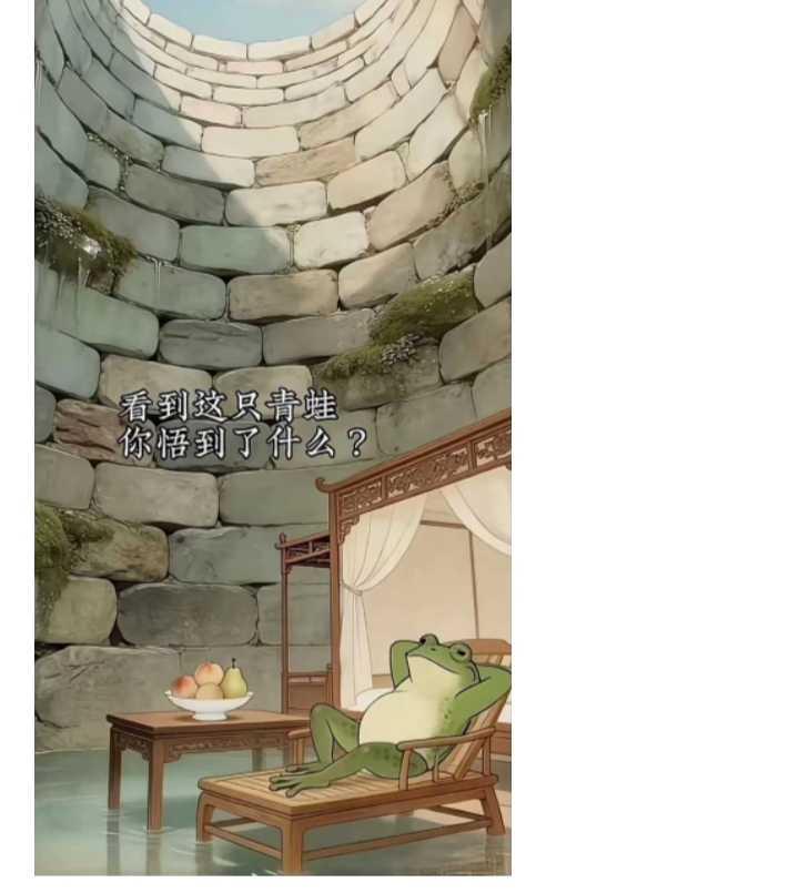 看到这只青蛙，你悟到了什么
