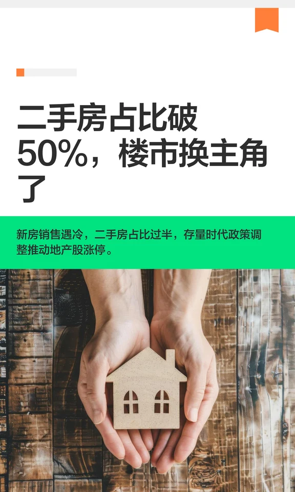 二手房占比破50%，楼市换主角了