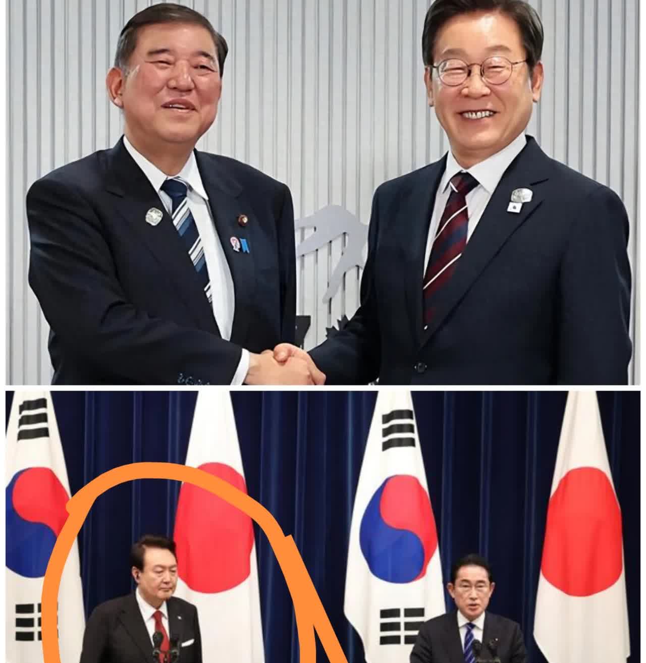 这次李在明拜访日本，和之前尹锡悦有些明显不同。尹锡悦去日本，就好像去宗主