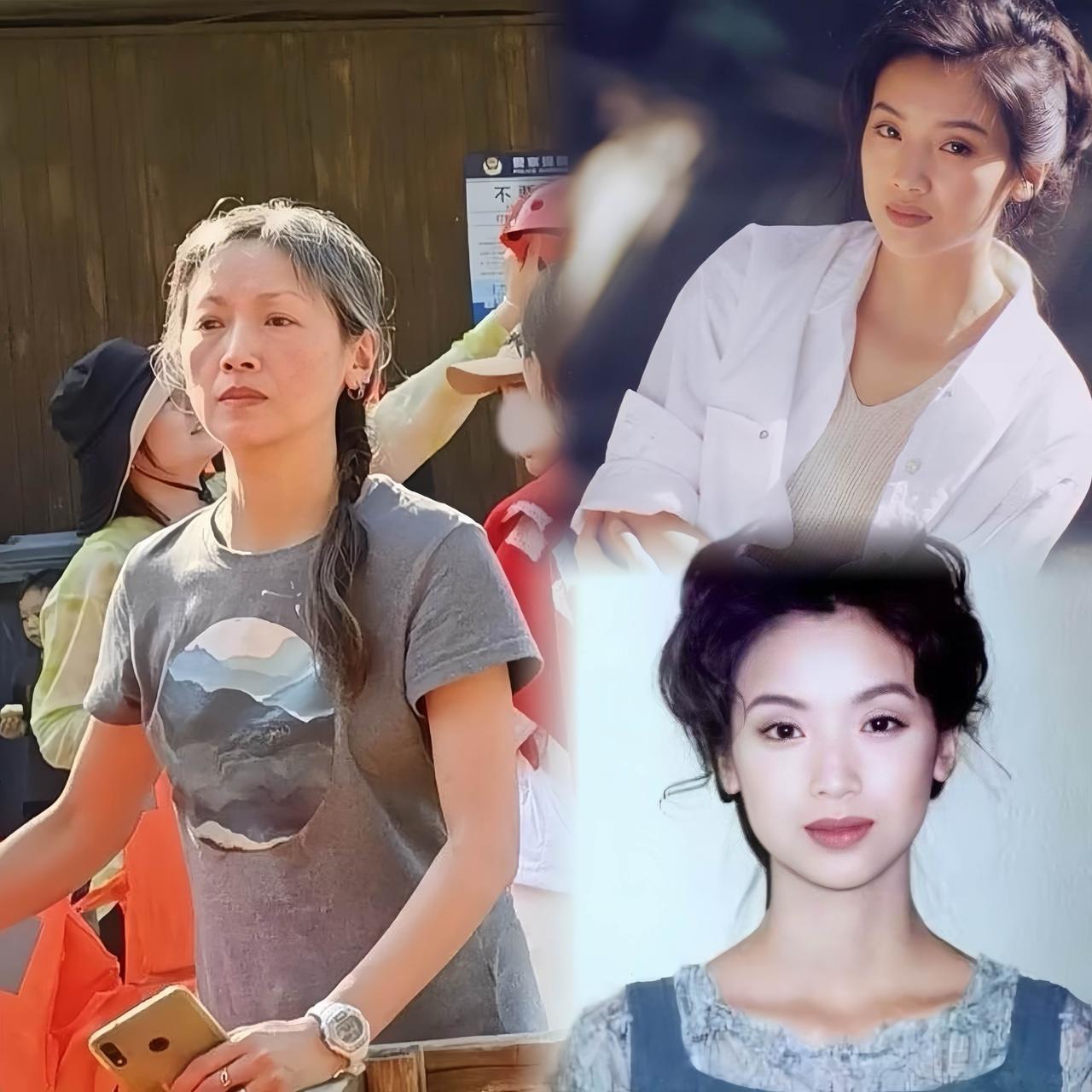 仔细看吴倩莲的长相​越发觉得奇怪​不是因为她变老了，而是因为她56岁了居然只