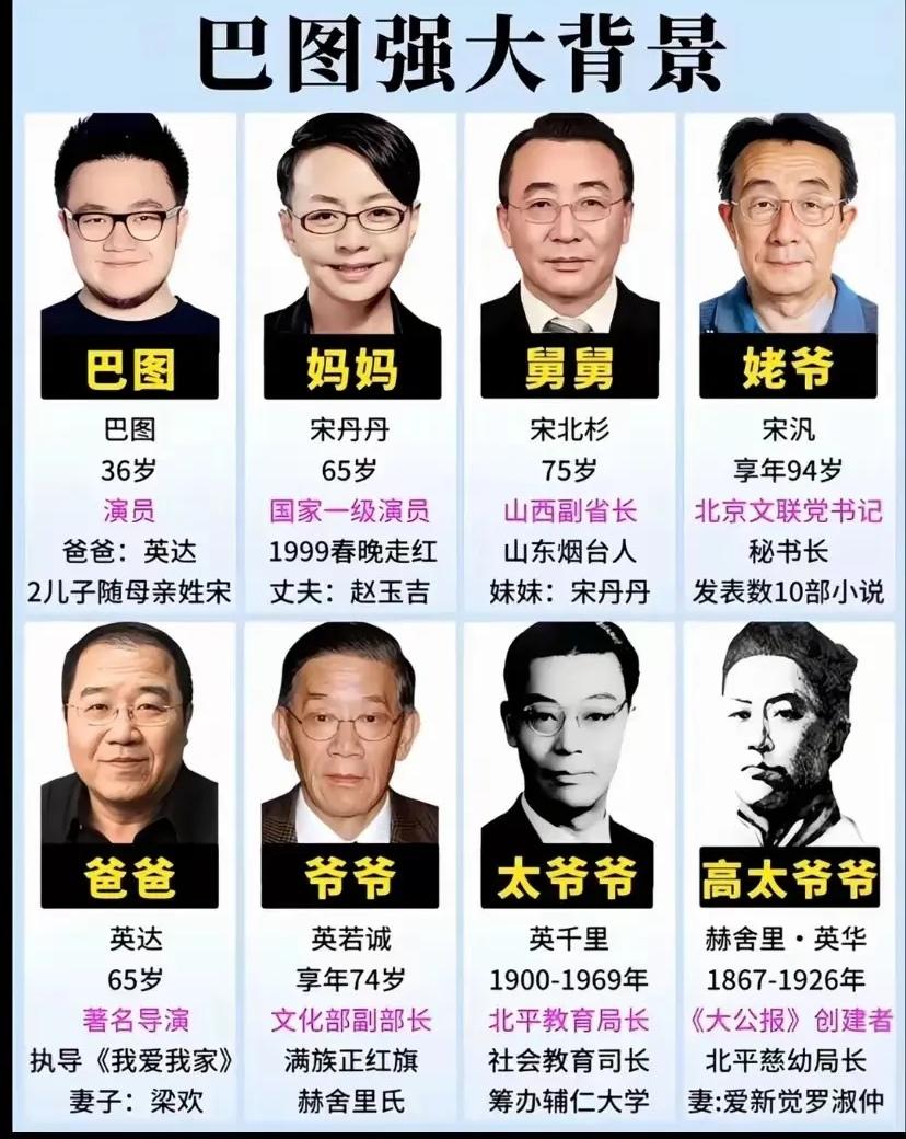 “富不过三代”这一至理名言再次在宋丹丹的儿子巴图身上得到应验。走进大众视野一夜