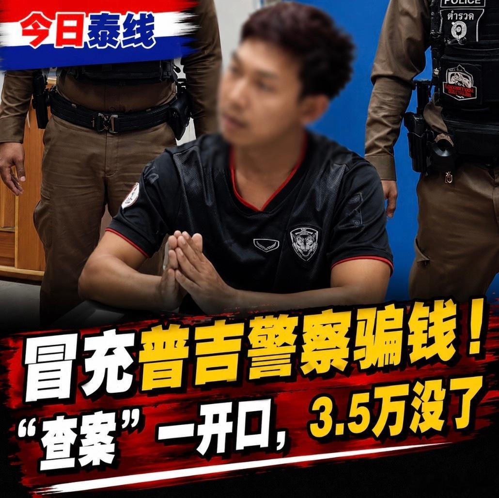 骗子现在越来越懂“演戏”了，先冒充邮局，再冒充警察，最后还让你自己把钱转走。泰国警方8月21日抓获一