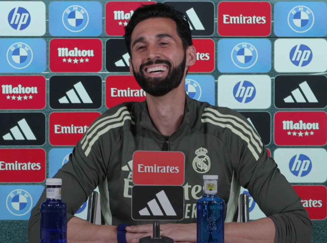 阿韦洛亚在马德里德比赛前发布会：【球队如何备战本场比赛？】求胜欲与期待。这是一场