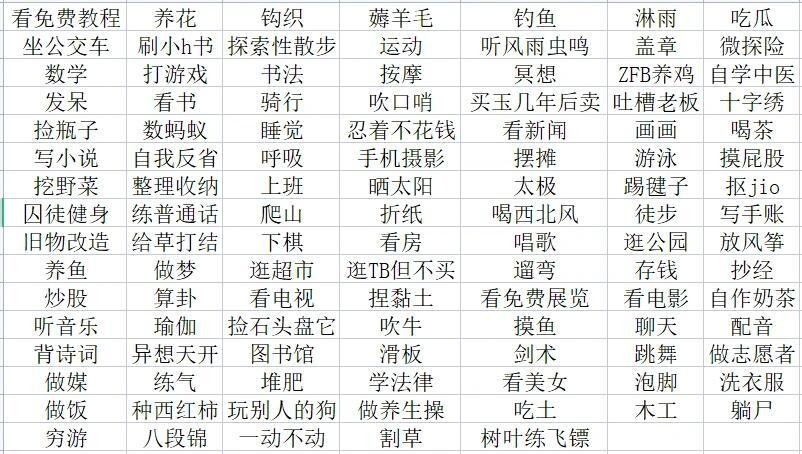 原来不玩手机还有这么多低成本爱好啊​​​