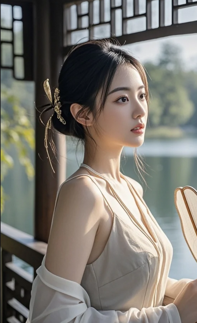 她的气质，是温婉，也是独立