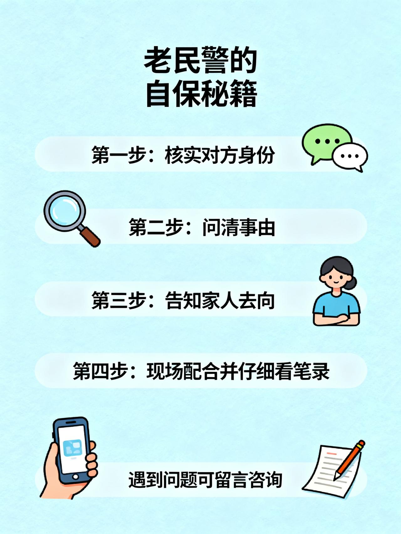 老警察提醒：接到派出所电话，千万别马上动身干了30年的老民警私下传的普通人自保