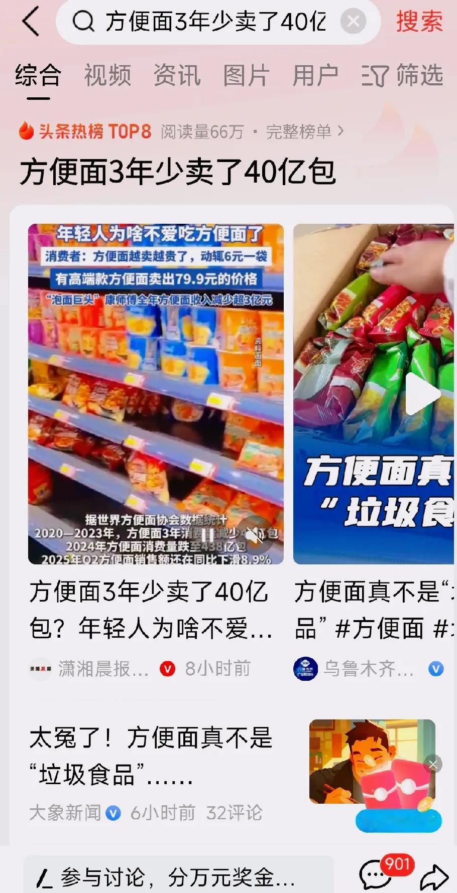 方便面3年少卖40亿包。我在评论区笑死了。3年少卖40亿包涨价的方便面正被年轻